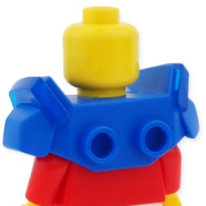 画像2: ブレストプレートアーマー・ショルダー TDB(ブルー) (2)