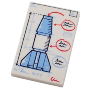 2x3タイル（ロケット 図面）