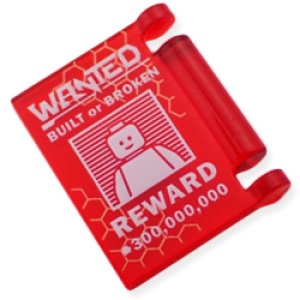 ブックカバー（WANTED BUILT or BROKEN, REWARD, 300,000,000）