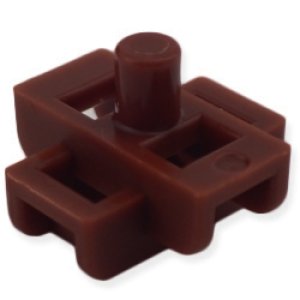 画像2: クロスシース・ピン(ダークブラウン) (2)