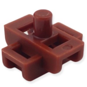 画像2: クロスシース・ピン(レディッシュブラウン) (2)