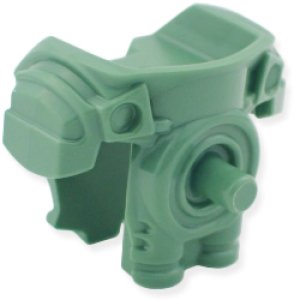 画像2: ショルダーパッド・アーマーブレスト(サンドグリーン) (2)