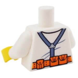 画像2: トルソー（マイナーズ ホワイトシャツ・サスペンダーストラップ・ノートブック・IDバッジ） (2)