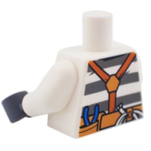 画像2: トルソー（囚人服・サスペンダー・ベルト） (2)