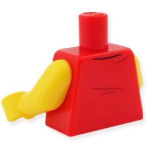 画像2: トルソー(レッドシャツ・ピザパターン) (2)