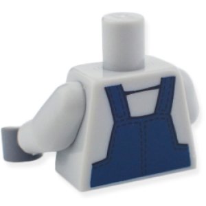 画像2: トルソー(オーバーオール/ダークブルー・汚れ) (2)