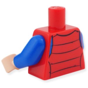 画像2: トルソー(レッド ダウンベスト・チェックシャツ・ブルー デニムジャケット) (2)