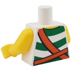 画像2: トルソー(パイレーツ グリーン ストライプ・クロス レザーベルト) (2)