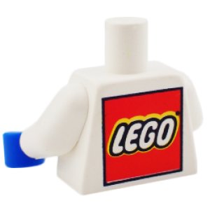 画像2: トルソー(ジェイル ストライプ・ナンバー23768・LEGOバックプリント) (2)