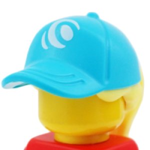 画像2: ヘア(キャップ/ミディアムアジュール/ウェーブ・ブライトライトイエロー) (2)