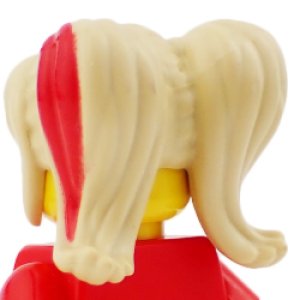 画像2: ヘア207（タン・レッド/ブルー） (2)