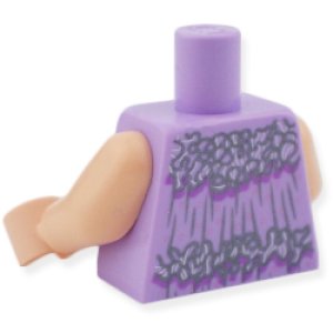 画像2: トルソー(スモック ラベンダー・シルバー フリル) (2)