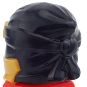 画像2: 忍者頭巾・TYPE7(パールゴールド/ブラック) (2)