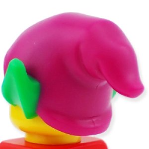 画像2: エルフハット・TYPE2(マジェンタ/ブライトグリーン) (2)