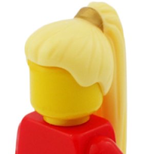 画像2: ヘア15-2(ブライトライトイエロー/ゴールド バンド) (2)