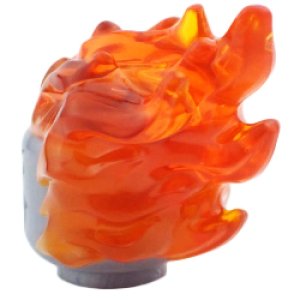 画像2: ヘッド(トランスオレンジファイヤー/ゴーストライダー) (2)