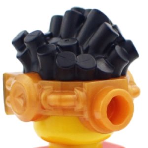 画像2: ヘア(ブラック/ミュージックイコライザー VRバイザーヘッドセット) (2)