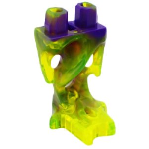 画像2: ゴースト・ローワーボディ(トランスネオングリーン/マーブルダークパープル) (2)