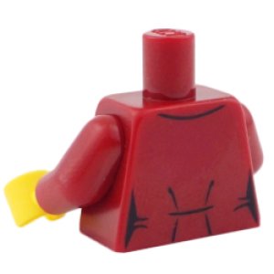 画像2: トルソー(フィーメイル ジャケット ダークレッド・スカーフ ブライトライトオレンジ・トレイン ロゴ・ネームタグ) (2)