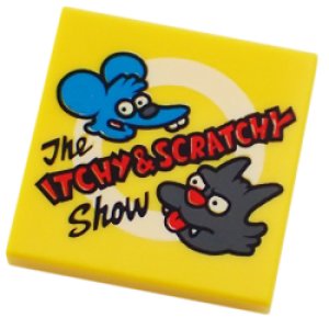 2x2タイル（The ITCHY & SCRATCHY Show）