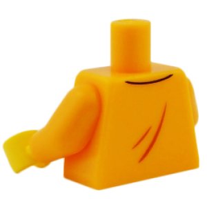 画像2: トルソー（ジャケット ブライトライトオレンジ・ゴールド ネックレス ハート） (2)