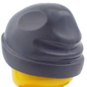 画像2: ビーニー（ダークブルーイッシュグレー・ブロックプリント） (2)