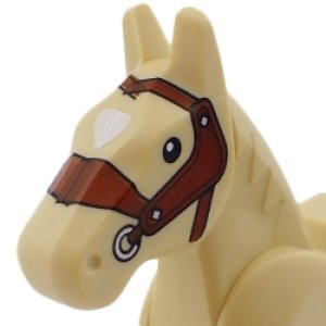 画像2: ホース・3バックル・可動(タン) (2)