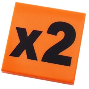 2x2タイル（x2・オレンジ）