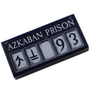 1x2タイル（AZKABAN PRISON/ルーン文字/93）