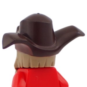 画像2: ヘア(3フラップ ハット・ダークタン)プリント甘い (2)