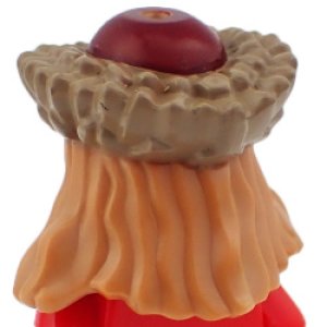 画像2: ヘア(ミディアムヌガー/ダークレッド/ダークタンファーブリム) (2)