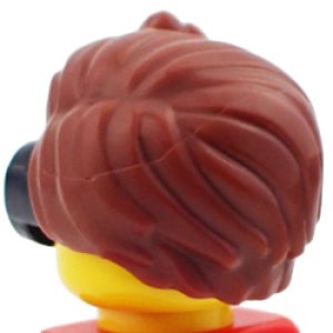 画像2: ヘア(レディッシュブラウン・メガネ/ブライトグリーン・ウィンク) (2)