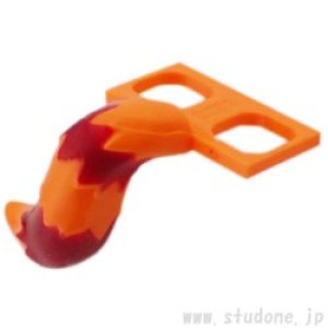 画像2: レッドパンダ テールコスチューム（オレンジ/ダークレッド） (2)