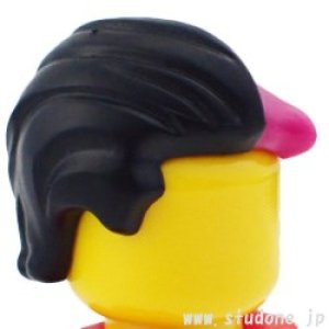 画像2: ヘア302(ブラック/マジェンタ・Two-Face) (2)