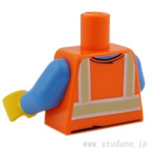 画像2: トルソー(セーフティベスト オレンジ・リフレクティブ・IDバッジ/レッド ペン) (2)