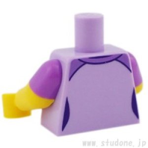 画像2: トルソー(Tシャツ/ラベンダー・パグプリント) (2)