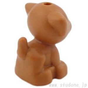 画像2: フレンズ・子犬・TYPE2（ミディアムヌガー・ダークブラウン スポット） (2)