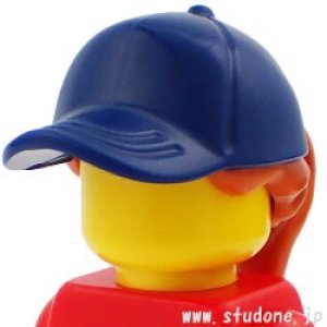 画像2: ヘア(キャップ/ダークブルー・ダークオレンジ) (2)