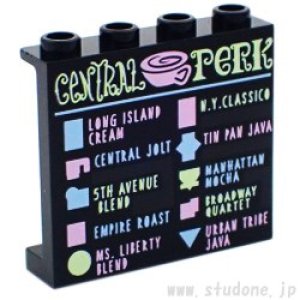 パネル1x4x3（CENTRAL PERK・コーヒー メニュー）