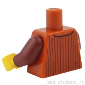 画像2: トルソー（スーツ ダークオレンジ・4ボタン/ボウ） (2)