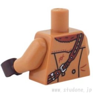 画像2: トルソー（ジャケット ミディアムヌガー・ベスト ダークグリーン・ベルト/ポーチ/弾丸） (2)