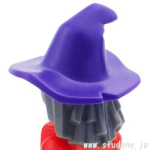 画像2: ヘア(ウィッチ ハット ダークパープル・ダークブルーイッシュグレー) (2)