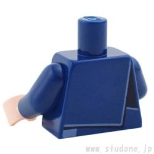 画像2: トルソー(レイヤード シャツ・ダークブルー/ブラック パネルパターン) (2)