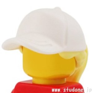 画像2: ヘア(キャップ/ホワイト・ブライトライトイエロー) (2)