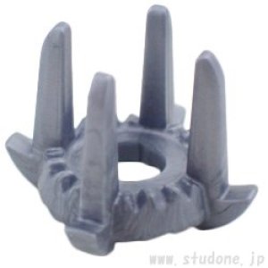 画像2: 4スパイク・クラウン(フラットシルバー) (2)