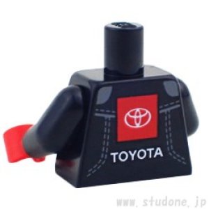 画像2: トルソー（レーシングスーツ ブラック・TOYOTA/GR） (2)
