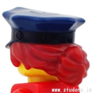 画像2: ヘア(ダークレッド・ポリスハット/ダークブルー/ブラック) (2)