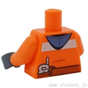 画像2: トルソー（ジャケットフード オレンジ・ベルト/無線） (2)