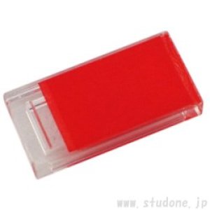 1x2タイル（レッド レクタングル/トランスクリアー）