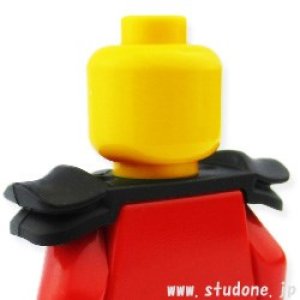 画像2: ショルダーフラップ アーマー(ブラック) (2)